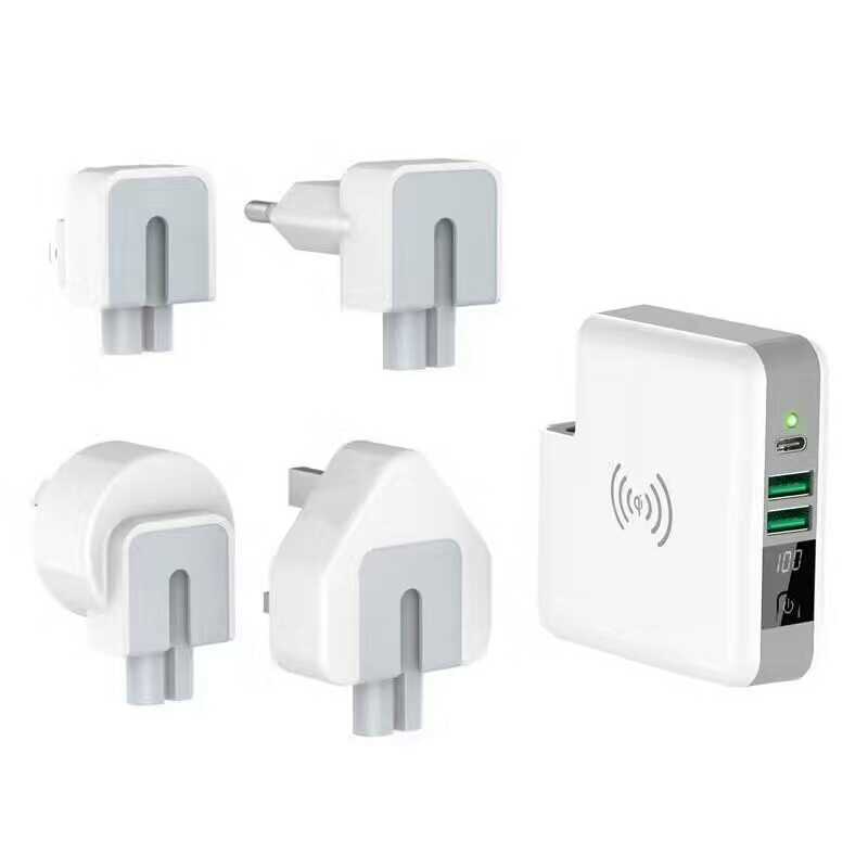 3-in-1 Ultimate Travel Charger with Power Bank